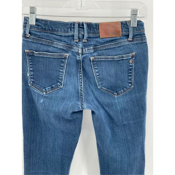 Madewell‎ Skinny Jeans Size 25 Mid Rise Blue - Picture 8 of 14
